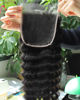 Picture of BEEOS 6x6 Skinlike Real HD Lace Closure Only, Deep Wave 0.10mm Ultra-Thin Film HD Lace Full Cuticle Aligned Virgin Human Hair Closure Pre Plucked Bleached Knots 18 Inch