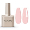 Picture of MAYCHAO 15ML Gel Nail Polish 1Pc Pink Gel Polish Soak Off UV LED Nail Polish Nail Art Starter Manicure Salon DIY at Home, 0.5 OZ
