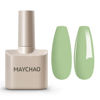 Picture of MAYCHAO 15ML Gel Nail Polish 1Pc Milky Green Gel Polish Soak Off UV LED Nail Lamp Curing Nail Polish Gel for Nail Art Manicure Salon DIY at Home, 0.5 OZ