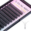 Picture of VAVALASH W-shaped Eyelash Extension 3D Premade Fans 0.07 D Curl Volume Lash Extensions Easy Fanning Lashes Matte Black Volume Premade W Lashes(W Shaped-3D-0.07-D-12mm）