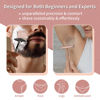 Picture of Single Blade Razors for Men and Women, Reusable Double Edge Safety Razor, Metal Razors for Women, Face Razors for Men Shaving, with 10 Safety Razor Blade Refills, No Plastic, (Shiny Rose Gold)