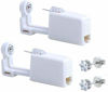 Picture of 2 Pack Self Ear Piercing Gun Earring Disposable Piercing Kit No Pain Easy Use Ear Piercing Gun Kit Tool with Stud (White)