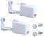 Picture of 2 Pack Self Ear Piercing Gun Earring Disposable Piercing Kit No Pain Easy Use Ear Piercing Gun Kit Tool with Stud (White)