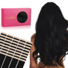 Picture of WENNALIFE Tape in Hair Extensions Human Hair, 40pcs 100g 16 inch Jet Black Hair Extensions Real Human Hair Straight Tape in Extensions Invisible Human Hair Extensions Reusable Real Hair Extensions