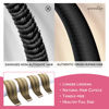 Picture of WENNALIFE Tape in Hair Extensions Human Hair Ombre Walnut Brown to Ash Brown and Bleach Blonde Tape in Extensions, 10pcs 30g 20 inch Remy Invisible Tape Ins Straight Real Human Hair Tape in Extensions