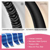 Picture of WENNALIFE Tape in Hair Extensions Human Hair Blue Tape in Extensions, 10pcs 30g 22 inch Remy Invisible Tape Ins Straight Colored Soft Real Human Hair Tape in Extensions Refill Set Extensions