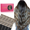 Picture of WENNALIFE Tape in Hair Extensions Human Hair, 40pcs 80g 12 inch Balayage Natural Black to Light Blonde Hair Extensions Real Human Hair Straight Tape in Extensions Invisible Human Hair Extensions