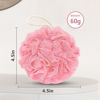 Picture of Rnoafmu Shower Loofah Bath Sponge, 60G Loofah Exfoliating Body Scrubber, 4 Color Mesh Shower Pouf Balls for Body Wash (Ice Cream)