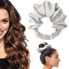 Picture of BLINKEEN Heatless Curling Scrunchie, Heatless Hair Curler to Sleep In, No Heat Curls for Long Hair, Soft Sleep Hair Roller (Light Grey)