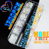 Picture of qiipii Aurora Nail Art Rhinestones Clear Moonlight Nail Charms Multi Shapes Aurora Flatback Rhinestones Big Gems Round Beads K9 Glass Crystals Diamonds Jewels for Nails Faces Makeup