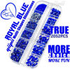 Picture of qiipii 2052Pcs Blue Nail Rhinestones Multi Shapes Sapphire Rhinestones for Nails Flatback Nail Gems K9 Glass Royal blue Round Beads Stones Diamonds Nail Charms Art for Nails Face Eyes Makeup Crafts