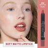 Picture of evpct DNM 1Pcs Nude Beige Matte Lipstick and Lip Crayon Liner Pencil Pen Set for Women Lip Stain Long Lasting Waterproof labiales mate magicos 24 horas originales pintalabios permanente 24 horas 05