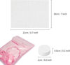 Picture of Classycoo Compressed Towel 100 PCS Mini Tablets Disposable Portable Face Towel Cotton Coin Tissue for Travel, Camping, Hiking, Sport, Beauty Salon, Home Hand Wipes and Other Outdoor Activities Pink