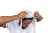 Picture of ForceWave Silky Durag for Men Wave Cap Satin Dorag for Men Women 360 Wave White