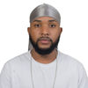 Picture of ForceWave Silky Durag for Men Wave Cap Satin Dorag for Men Women 360 Wave Gray