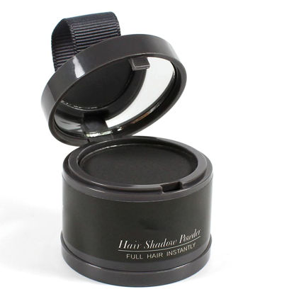 Picture of Hairline Powder (Black) Hair Color Shadow, Instantly Cover Gray Hair, Touch-Up for Thin Hair - 4g