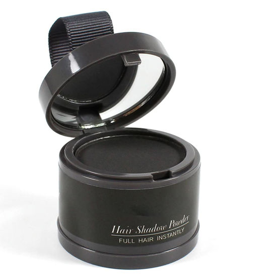 Picture of Hairline Powder (Black) Hair Color Shadow, Instantly Cover Gray Hair, Touch-Up for Thin Hair - 4g