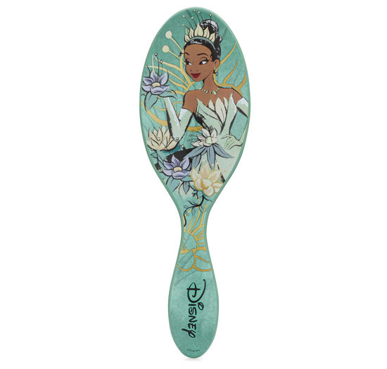 Picture of Wet Brush Disney Original Detangler Hair Brush, Tiana (Elegant Princess) - Ultra-Soft IntelliFlex Bristles - Detangling Brush Glides Through Tangles (Wet Dry & Damaged Hair) - Women & Men