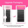 Picture of TDANCE W Eyelash Extensions 3D Premade Fans W Lashes 0.07 C/D Curl Matte Black W Shaped Volume Fans (W-3D-0.07-D-12mm)