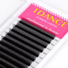 Picture of TDANCE W Eyelash Extensions 4D Premade Fans W Lashes 0.07 C/D Curl Matte Black W Shaped Volume Fans (W-4D-0.07-D-12mm)