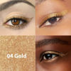 Picture of evpct 2Pcs Gold & Silver Color Gel Glitter Eyeliner Pencils Set for Women Waterline Waterproof Smudge Proof lapiz de ojos delineador de ojos contra el agua Eye Liner Makeup
