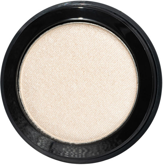 Picture of Pure Ziva Moon Beam Soft Off White Gold Shimmering Satin Pressed Powder Single Vegan Eyeshadow; Talc, Paraben & Cruelty Free