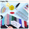 Picture of 12100Pcs Resin Rhinestones for Crafting with 3Pcs 10ml B7000 Jewelry Glue, 2 Boxes Flatback Crystals Diomand (AB) for Bedazzling Crafts DIY Nail Art Makeup，Non Hotfix Gems for Clothing Shoes