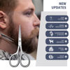 Picture of Small Scissors, Eyebrow Scissors, Nose Hair Scissors, Professional Grooming Scissors for Hair, Eyelashes, Nose, Eyebrow Trimming, Mustache. - AsonTao
