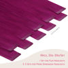 Picture of WENNALIFE Tape in Hair Extensions Human Hair Violet Tape in Extensions, 10pcs 25g 14 inch Remy Invisible Tape Ins Straight Colored Soft Real Human Hair Tape in Extensions Refill Set Extensions