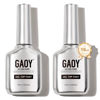 Picture of GAOY 2 Pcs 16ml No Wipe Gel Top Coat, Glassy Clear Gel Top Coat, High Gloss Finish for UV Light Cure Gel Nail Polish
