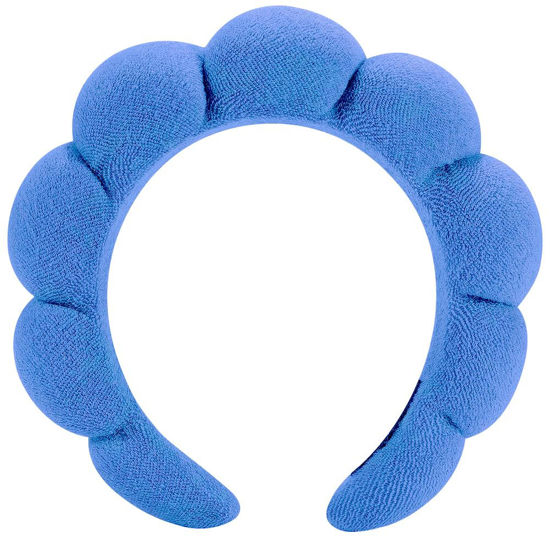 Picture of HitModa Spa Terry Cloth Headbands for Facial Skincare, Makeup Application, Face Washing, Mask and Skin Treatments