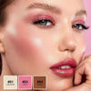 Picture of 3Pcs Cream Contour Stick Makeup Kit, Shades with Highlighter Stick, Blush Stick and Bronzer Stick for Sculpt the Cheeks and Body, Long Lasting,Waterproof, Dewy & Matte Finish, LIGHT(#01,03,04)