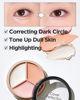 Picture of THESAEM Cover Perfection Triple Pot Concealer 05 Dark Up Beige - for Fair to Light Skin Tone - Dark Circle Corrector, Brightener, Shimmer Highlighter - Radiant Glow Skin for Flawless Finish