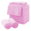 Picture of Microfiber Facial Cloths Fast Drying Washcloth 12 pack - Premium Soft Makeup Remover Cloths - Frozen Berry