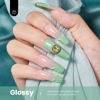 Picture of Beetles Sage Green Gel Nail Polish, 1 Pcs Light Green Color Gel Polish Nail Art Manicure Sage Green Nail Polish Design Decoration at Home Colorful Bottle DIY Uv Lamp 15ml Colorful Bottle Gel