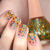 Picture of Colorful Glitter Nail Polish, 12ml Colorful Sequins Quick Dry Nail Lacquer for Nail Art Varnish, 0.41 fl oz