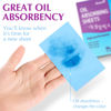 Picture of High-Performance Oil Absorbing Sheets for Face - 3 pack (150 sheets) - Makeup Friendly Blotting Papers for Oily Skin - Oil Blotting Sheets for Face