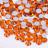 Picture of 1500 Pieces SS16 4mm Flatback Rhinestones Clear Glass Round Gems Crystals for Nail Art DIY Crafts Clothes Shoes Bags （Orange）