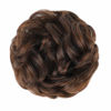 Picture of MORICA 1PCS Messy Hair Bun Hair Scrunchies Extension Curly Wavy Messy Synthetic Chignon for Women (Dark Brown & Light Auburn Mixed#)