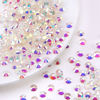 Picture of Novani Crystal Rhinestones, Flatback Loose Gemstones 1440pcs Glass Rhinestones for Clothes Shoes Crafts Makeup Nail Art and DIY Decorations(SS12, Transparent)