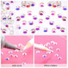 Picture of Novani Crystal Rhinestones, Flatback Loose Gemstones 1440pcs Glass Rhinestones for Clothes Shoes Crafts Makeup Nail Art and DIY Decorations(SS12, Transparent)