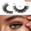 Picture of Kiromiro Fluffy Lashes False Eyelashes Cat Eye Faux Mink Lashes Fluffy Wispy Strip Lashes 6D Volume Fake Lashes Natural Look Eye Lashes Pack 7 Pairs