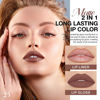 Picture of evpct 1Pcs Dark Brown Lip Stain Paint Matte Lip Liner and Lipstick Set Long Lasting Smudge Proof labiales matte mate larga duracion listip 24 hours a prueba de agua mate 24 horas originales,25#