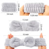 Picture of WHAVEL 6PCS Spa Headband and Wristband Set, Face Wash Headband Makeup Skincare Headband Wrist Bands for Washing Face