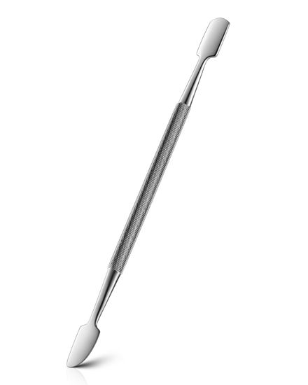 Picture of FERYES Professional Cuticle Pushers - Dual-Ended Stainless Steel Manicure and Pedicure Tools, Ergonomic Design Cuticle Stick and Undernail Clean Tool