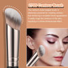 Picture of TEOYALL Under Eye Concealer Brush, Angled Contour Brush Synthetic Kabuki Brush for Concealing Blending Setting Buffing with Liquid, Cream and Powder Cosmetic (270S)