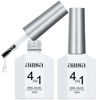 Picture of AILLSA 2PCS Gel Nail Glue for Acrylic Nails, 4 in 1 Super Strong Nail Gel Glue for False Nail Tips U V Curing Needed, 15ml High Capacity Gel Extension Brush On Nail Glue for Rhinestone Pearl Foil