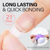 Picture of AILLSA 2PCS Gel Nail Glue for Acrylic Nails, 4 in 1 Super Strong Nail Gel Glue for False Nail Tips U V Curing Needed, 15ml High Capacity Gel Extension Brush On Nail Glue for Rhinestone Pearl Foil