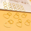Picture of Hair Braid Rings Hair Hoops Braid Pendant Hair Accessories Hair Clip Accessories for Women and Girls(Gold)