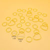Picture of Hair Braid Rings Hair Hoops Braid Pendant Hair Accessories Hair Clip Accessories for Women and Girls(Gold)